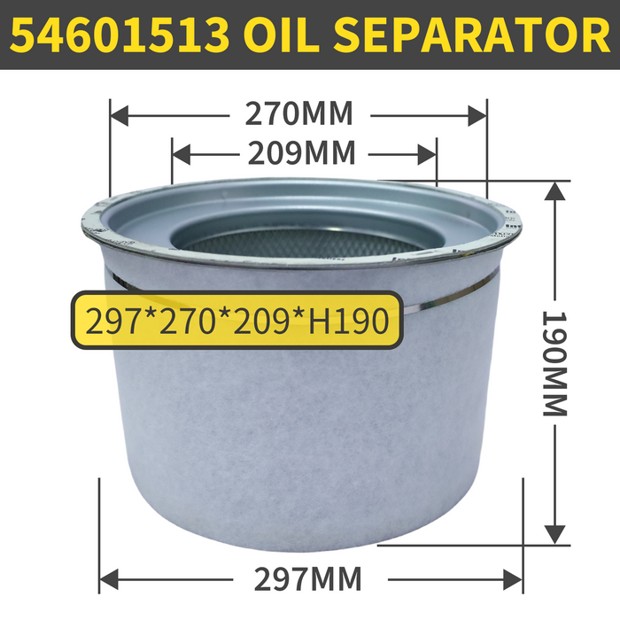 54509427Z Oil separator core-air compressor parts