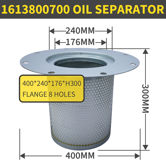 1613800700G  Oil Separator – Air Compressor Part