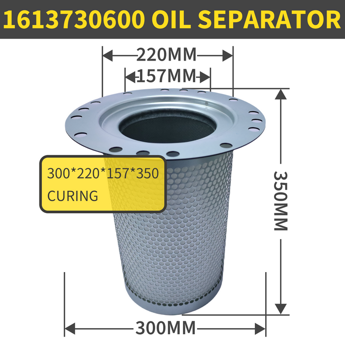 1613730600G  Oil Separator – Air Compressor Part