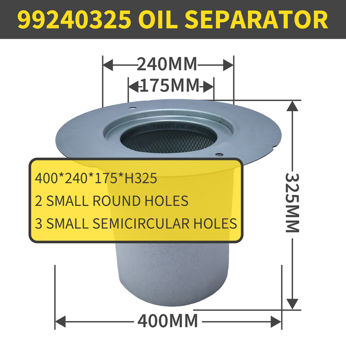 99240325G/1649800141G  Oil Separator – Air Compressor Part