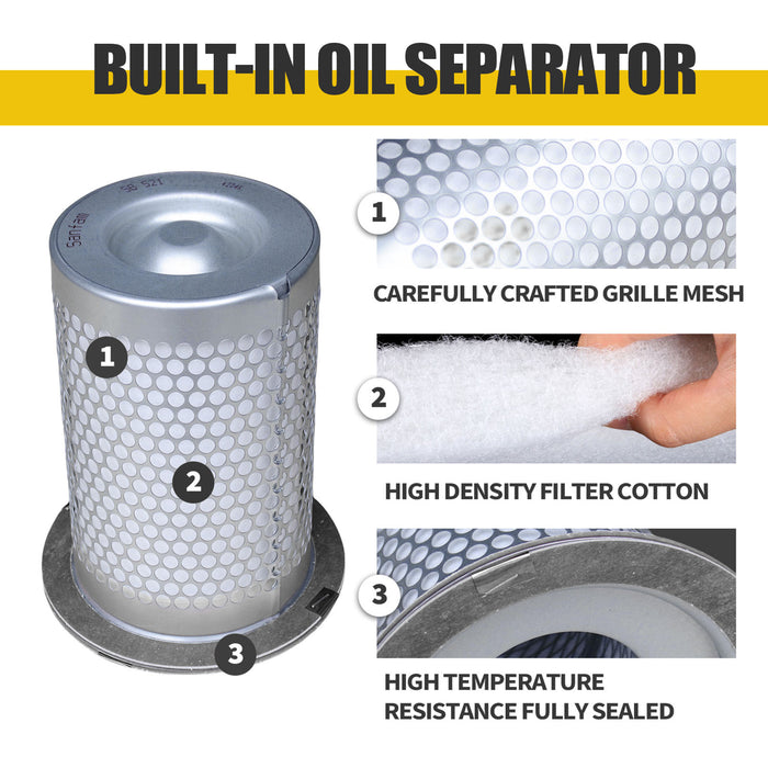25-40HP Rotary Screw Air Compressor Air Oil Separator Element – High-Efficiency Replacement Part
