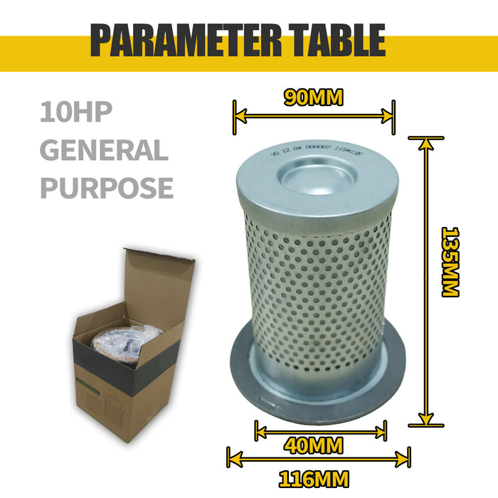 10HP Rotary Screw Air Compressor Air Oil Separator Element – High-Efficiency  Replacement Part