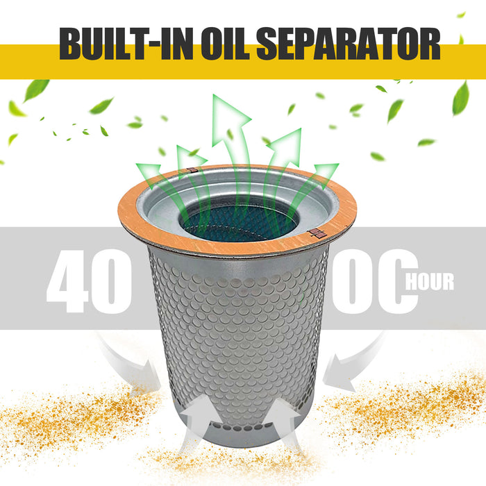10HP Rotary Screw Air Compressor Air Oil Separator Element – High-Efficiency  Replacement Part