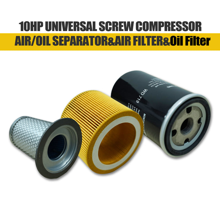 5-10Hp Air Filter+oil Filte+oil separator Rotary Screw Air Compressor（TK4-8/TK5.5-8）
