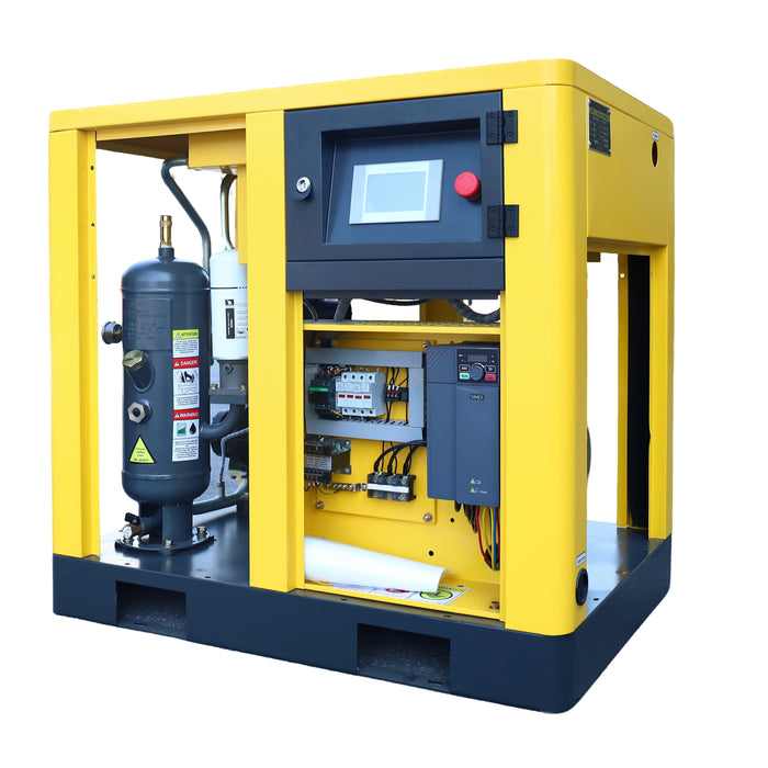 15HP 11KW LRSD Rotary Screw Air Compressor | 66.04CFM @ 125 PSI | 460V 3-Phase 60Hz |  RP3/4"  |  VSD (TK11-8)