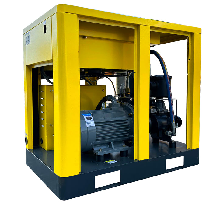 30Hp 230V Rotary Screw Air Compressor 3Ph with 123.6CFM Refrigerated Air Dryer