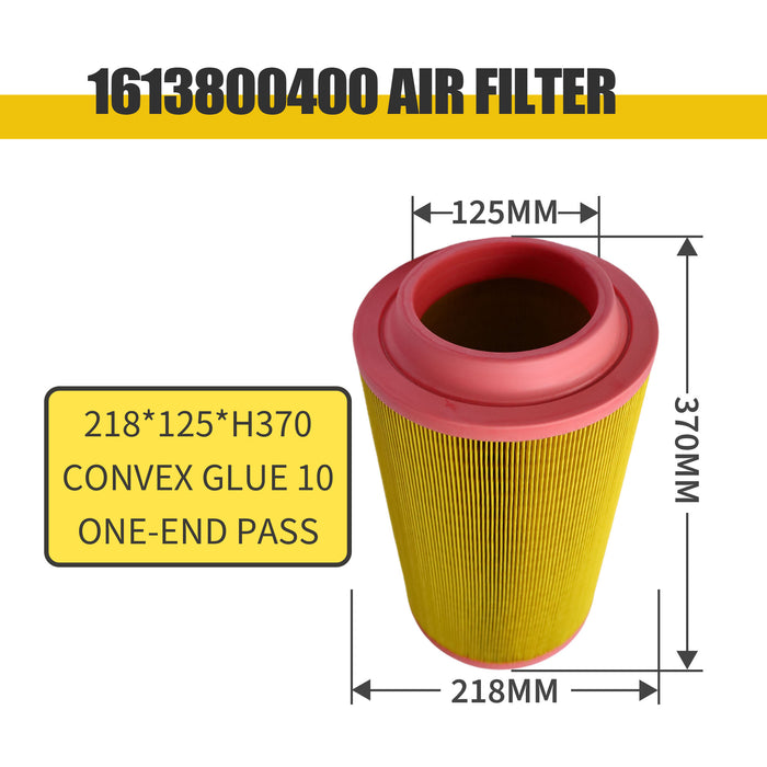 Replacement Air Filter Element Cartridge for Atlas Copco Compressor –1613800400