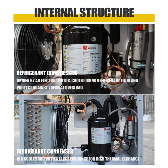 220V 60Hz Refrigerated Air Dryer – 141 CFM@102-232PSI for 22KW Air Compressors | Efficient Moisture Removal