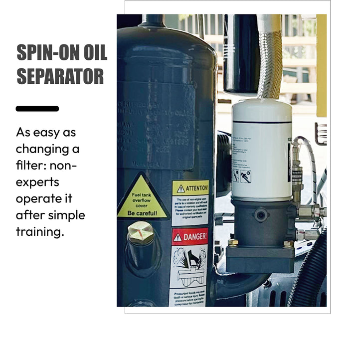 30Hp 230V Rotary Screw Air Compressor 3Ph with 123.6CFM Refrigerated Air Dryer