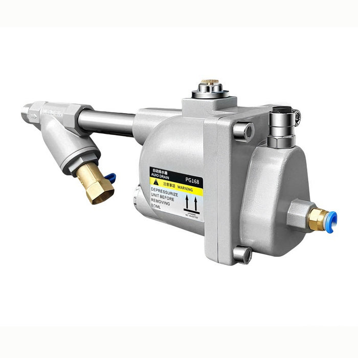 Pneumatic Auto Water Drainer for Air Compressor or Tank G1/2’’ Drain Valve, PG168