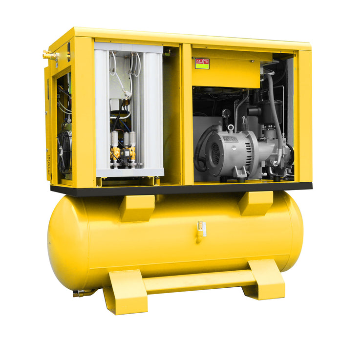 TF+ Series  20HP 15KW LRSD 5in1 Rotary Screw Air Compressor | 98.53CFM @ 232PSI | 220V 3-Phase 60Hz |  RP3/4  |  VSD