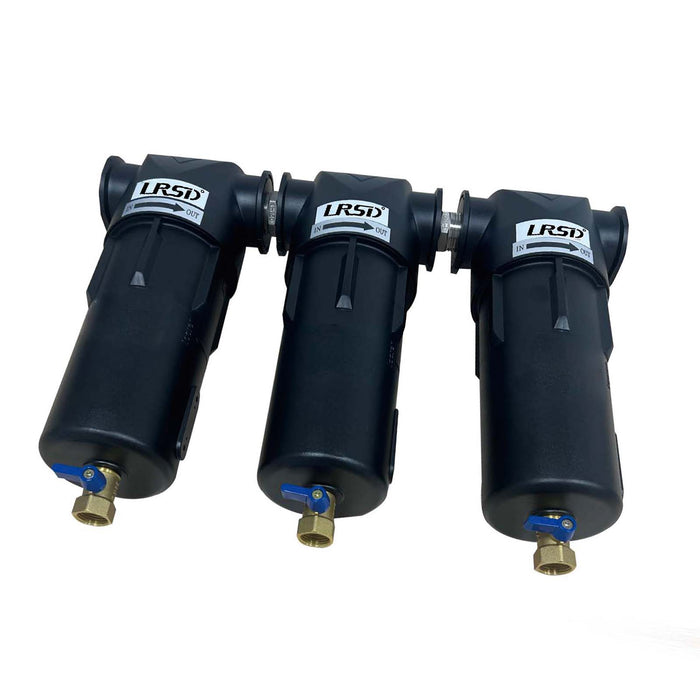 40-50HP Rc1-1/2" Particulate Air Filter Air Drying System 7.2m³/min For compressor