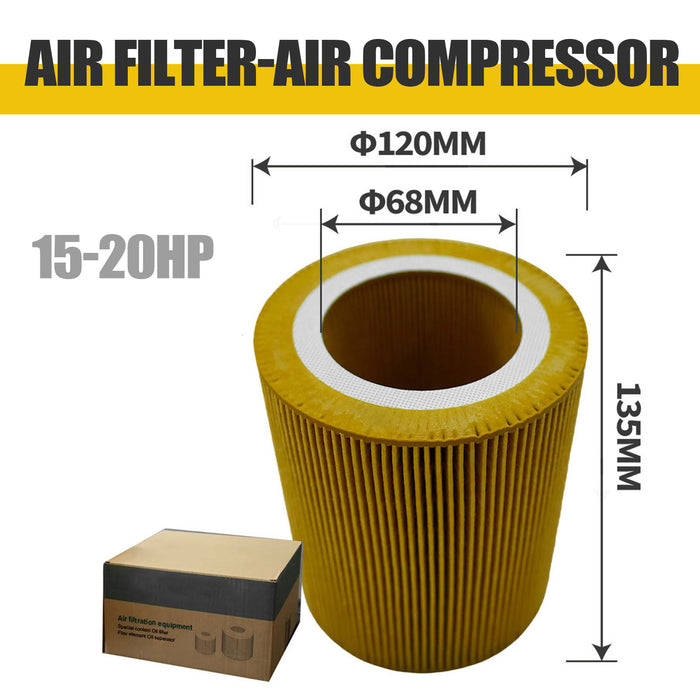 Air Filter For 15-20HP Screw Air Compressor Replacement Part Air Intake Filter