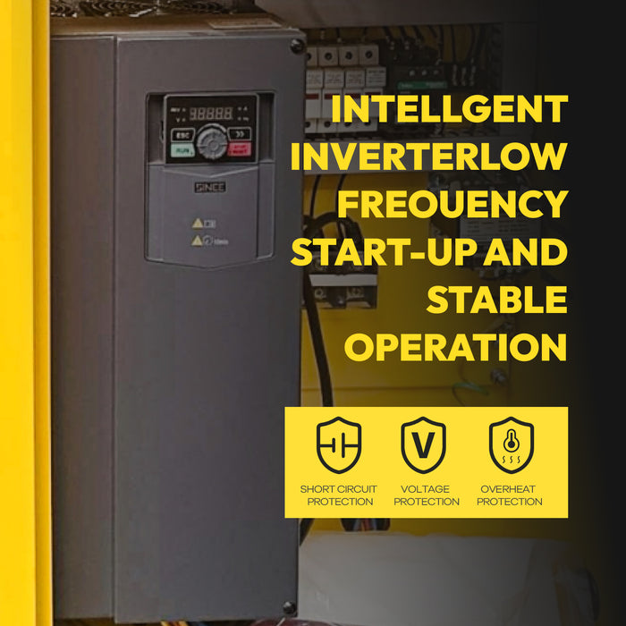 30HP 22KW LRSD Rotary Air Compressor | 129CFM @ 125 PSI |460V 3-Phase 60Hz | RP1  |  VSD (TK22-8)