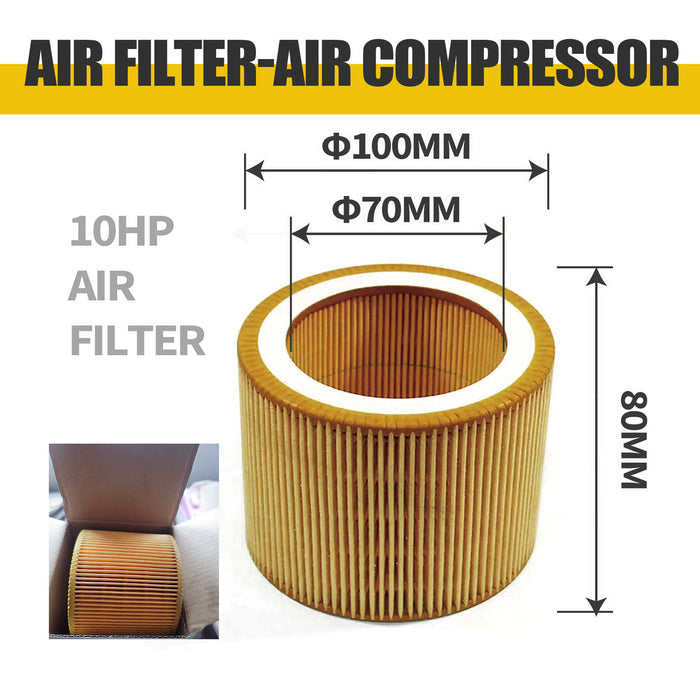 7.5-10 HP Rotary Screw Air Compressor Replacement Air Filter - Direct OEM Fit