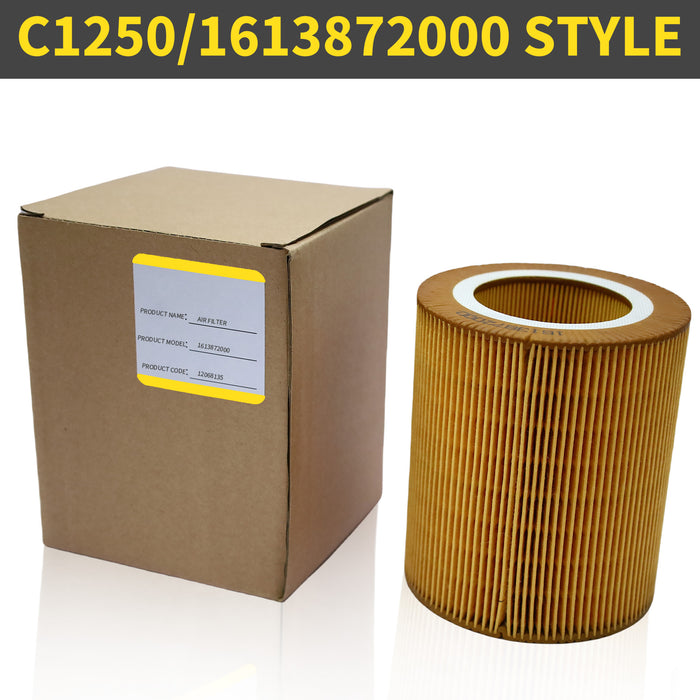 Replacement Air Filter Element Cartridge for Atlas Copco Compressor –C1250 1613872000