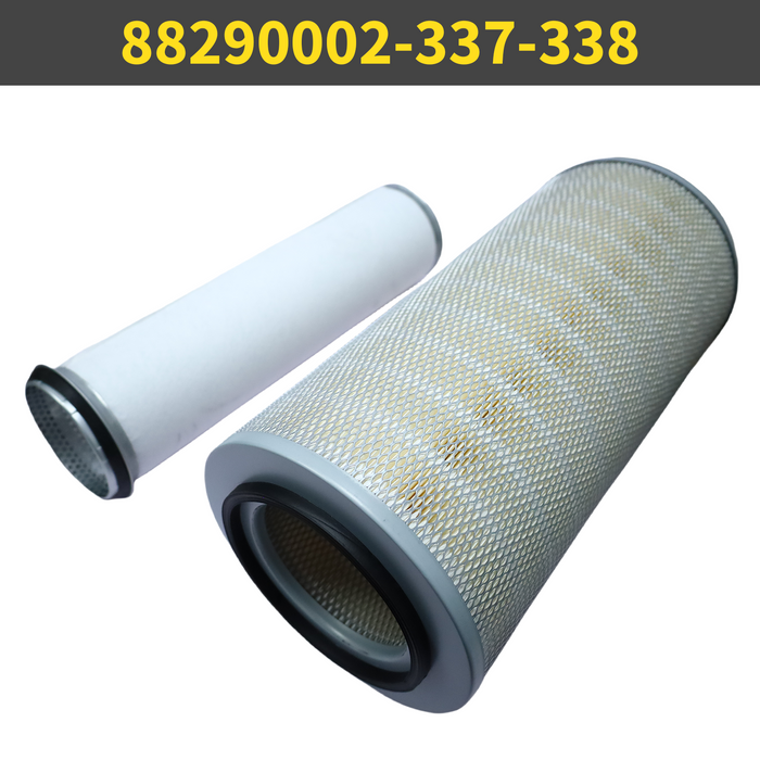 88290002-337-338 Air Filter Element for SULLAIR Compressors | High-Efficiency Replacement