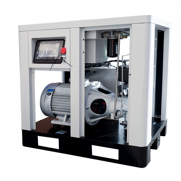 TK Series LRSD Rotary Screw Air Compressor | 10HP 7.5KW  | 37.43 CFM @125 PSI | 220V 3-Phase 60Hz |  RP1/2"  | VSD
