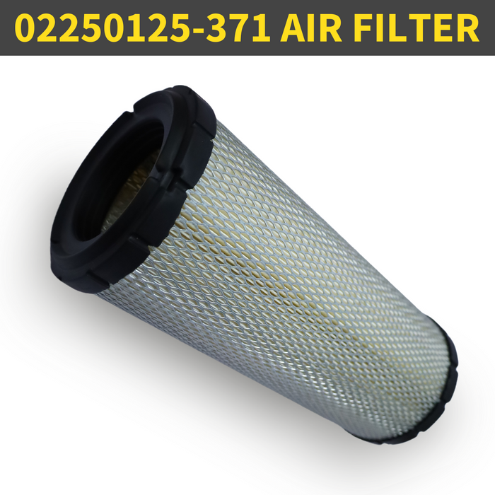 02250125-371 Air Filter Element for SULLAIR Compressors | High-Efficiency Replacement