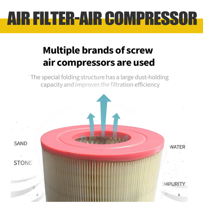 40-60HP Air Intake Filter  Screw Air Compressor Part Compressed Air Filter