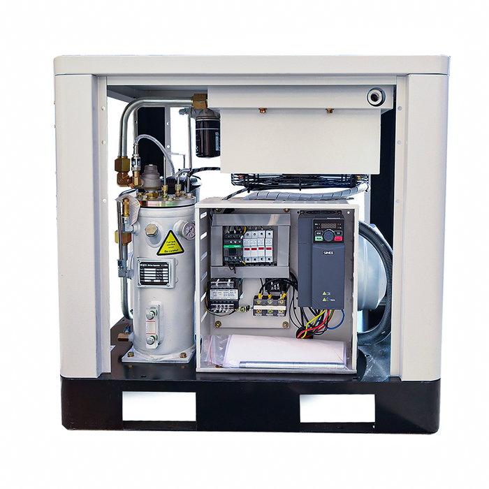 TK Series LRSD Rotary Screw Air Compressor | 10HP 7.5KW  | 37.43 CFM @125 PSI | 220V 3-Phase 60Hz |  RP1/2"  | VSD