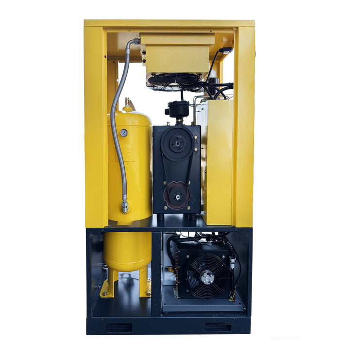4KW 5.5Hp 3Ph 220V Rotary Screw Air Compressor + Air Dryer+30 GAL Asme Air Tank