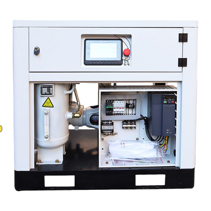 TK Series LRSD Rotary Screw Air Compressor | 20HP 15KW  | 86.17 CFM @ 125 PSI | 220V 3-Phase 60Hz | RP3/4"  | VSD