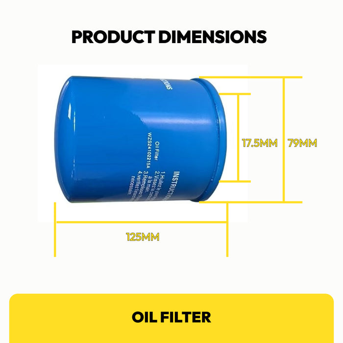10Hp Air Filter+oil Filte，For 4in1 Rotary Screw Air Compressor（LN+7.5-8）（Built-in Oil Separator）
