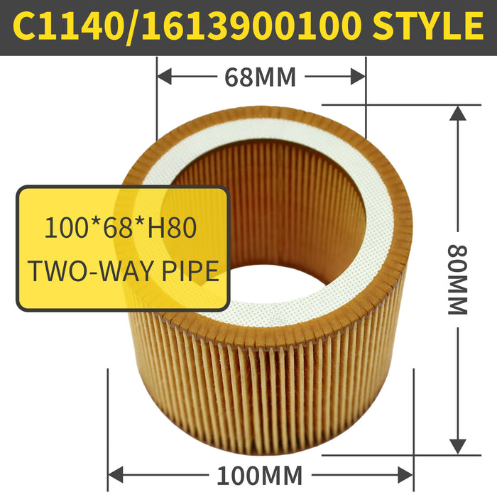 Replacement Air Filter Element Cartridge for Atlas Copco Compressor –C1140 1613900100