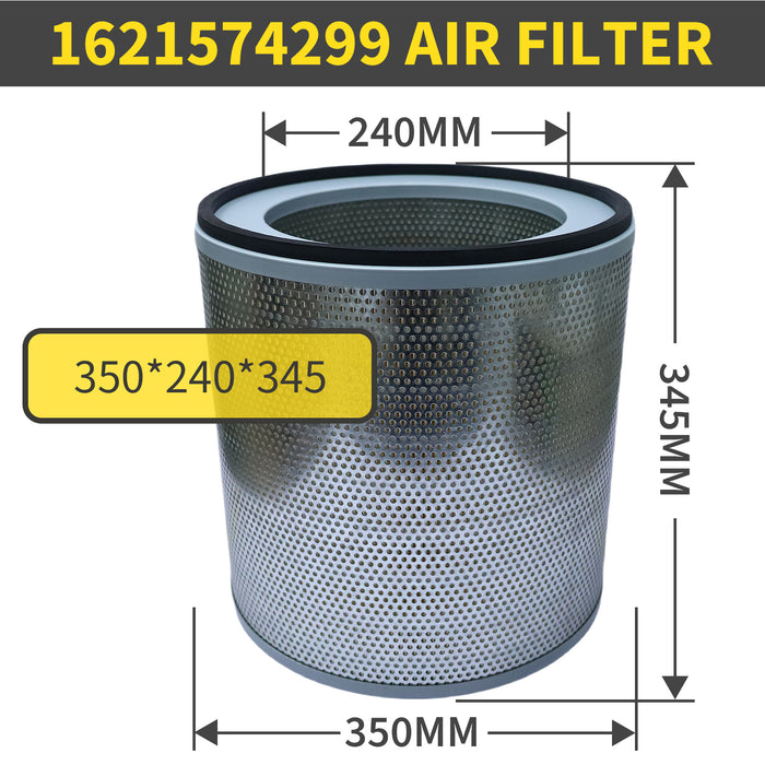 Replacement Air Filter Element Cartridge for Atlas Copco Compressor –1621574299