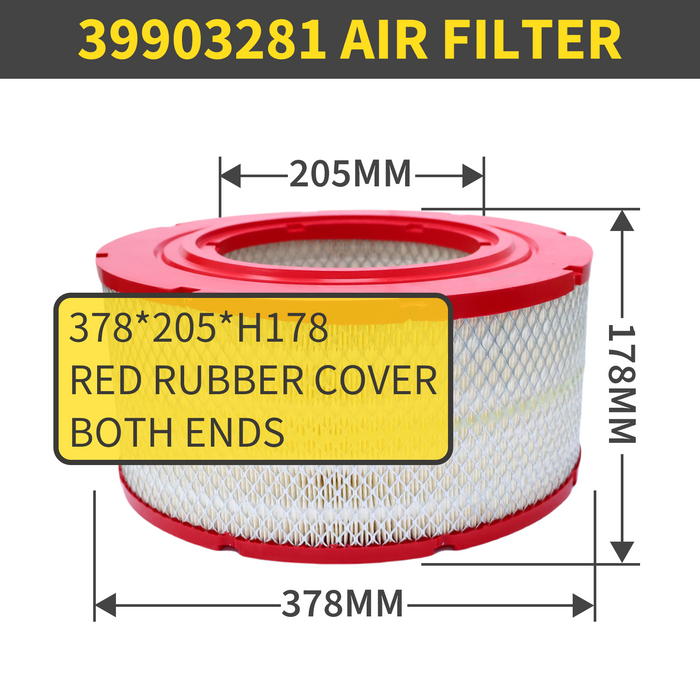 39903281 Air Filter Element for screw air Compressors | High-Efficiency Replacement