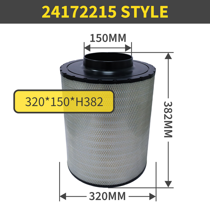 24172215 Air Filter Element for screw air Compressors | High-Efficiency Replacement