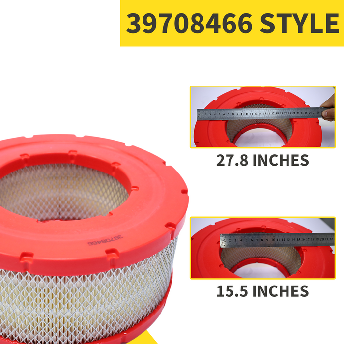 39708466 Air Filter Element for screw air Compressors | High-Efficiency Replacement