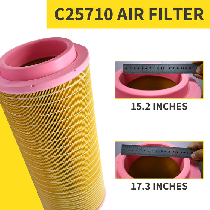 Replacement Air Filter Element Cartridge for Atlas Copco Compressor –C25710