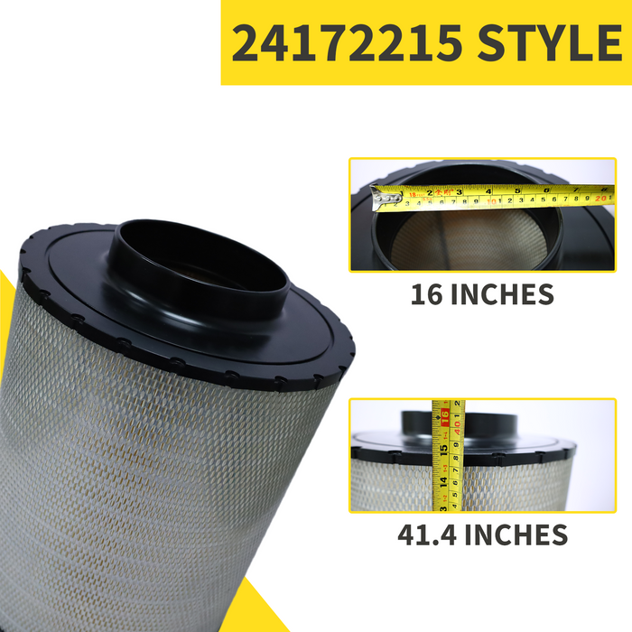 24172215 Air Filter Element for screw air Compressors | High-Efficiency Replacement