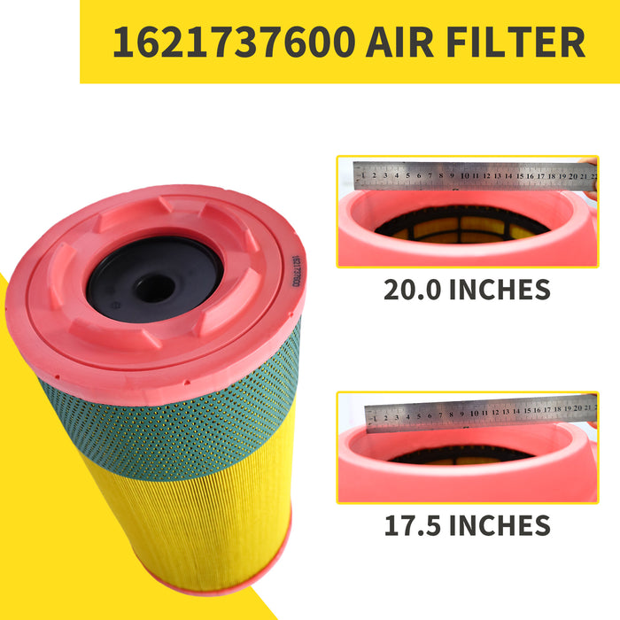 Replacement Air Filter Element Cartridge for Atlas Copco Compressor –1621737600