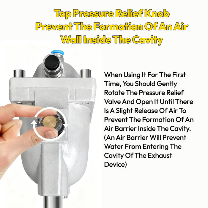 Pneumatic Auto Water Drainer for Air Compressor or Tank G1/2’’ Drain Valve, PG168