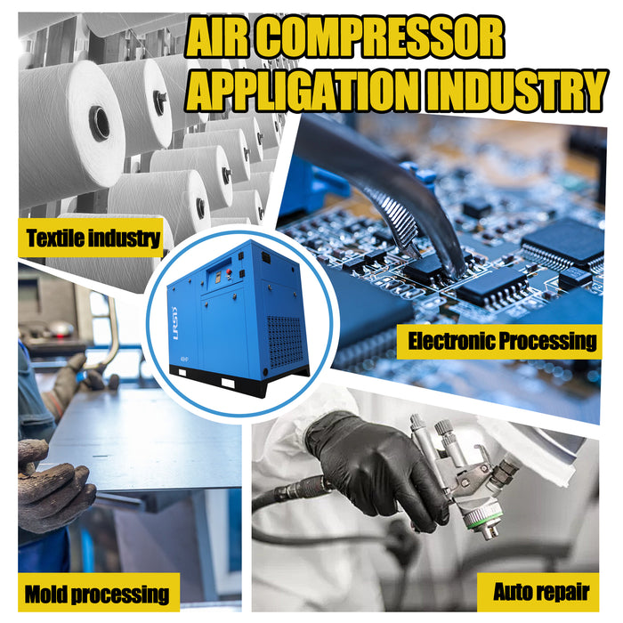40HP Rotary Screw Air Compressor 480V 3Ph 185CFM 125PSI Industry FREE SHIPPING