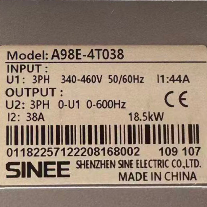 LRSD A98E-4T038B Frequency Converter Inverter 340-460V 60HZ for 18.5KW/25HP Screw Air Compressor