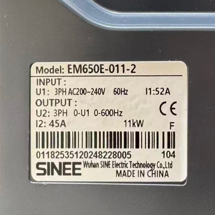 LRSD EM650E-011-2 Frequency Converter Inverter 200-240V 60HZ for 11KW/15HP Screw Air Compressor