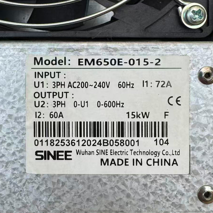 LRSD EM650E-015-2 Frequency Converter Inverter 200-240V 60HZ for 15KW/20HP Screw Air Compressor