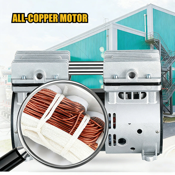 115PSI 30L Dental Medical Air Compressor Silent Air Compressor Oilless