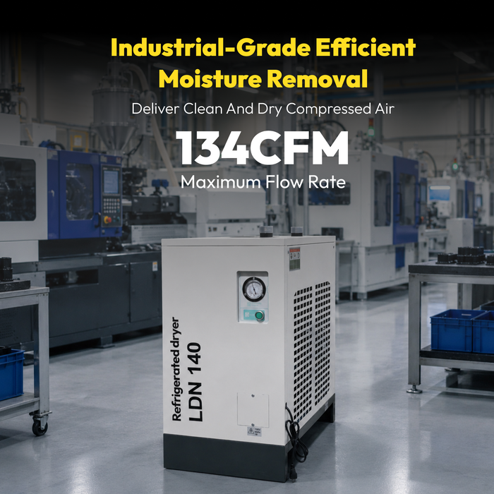 Air Dryer110V/60HZ Refrigerated Compressed System 123-134CFM - 30HP air compressor