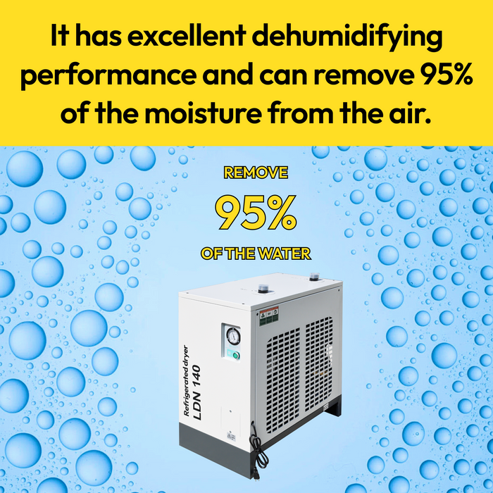 Air Dryer110V/60HZ Refrigerated Compressed System 123-134CFM - 30HP air compressor