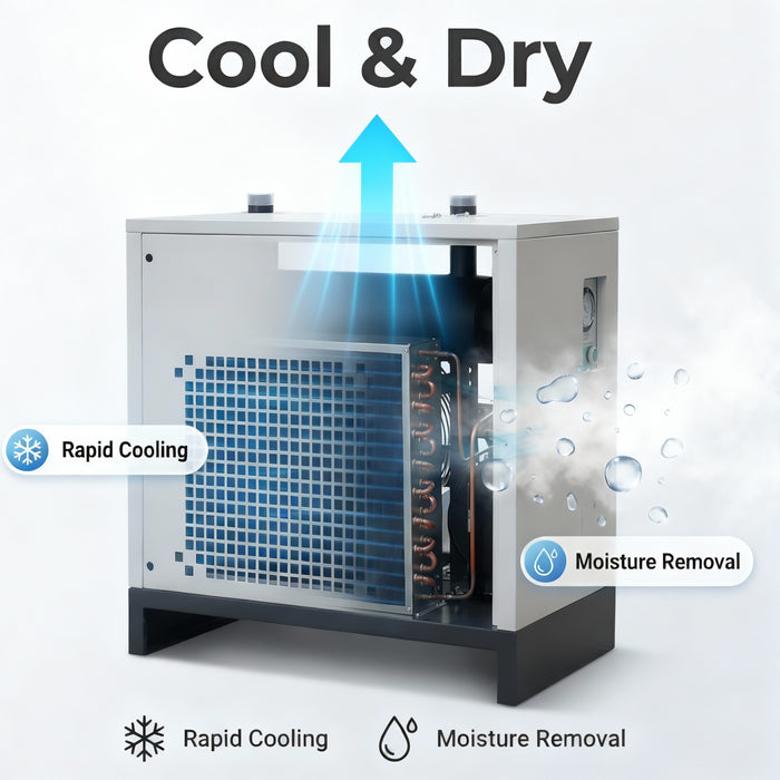 LDN500 Air Dryer 494.41CFM 220V/60HZ/1PH Refrigerated Compressed System