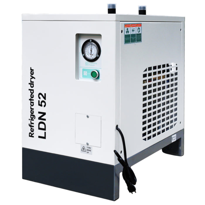 53CFM REFRIGERATED COMPRESSED AIR DRYER, 7.5HP &10HP COMPRESSORS, 110V 60HZ