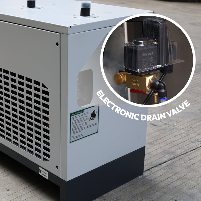53CFM REFRIGERATED COMPRESSED AIR DRYER, 7.5HP &10HP COMPRESSORS, 110V 60HZ