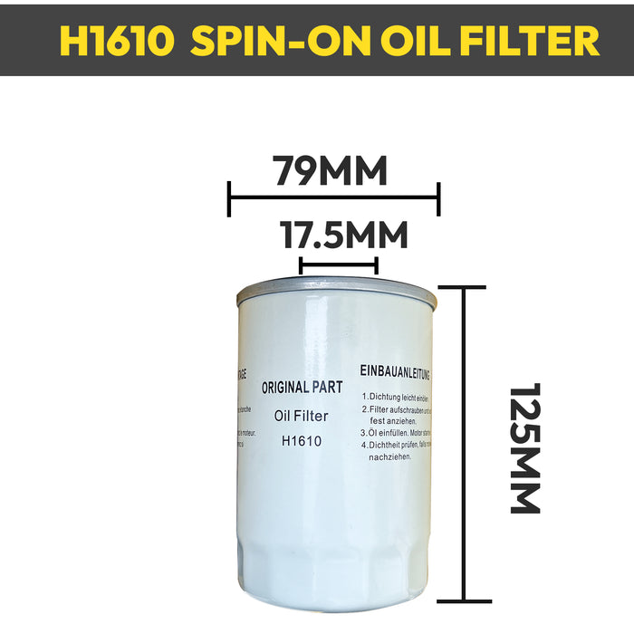 LF10 Rotary Screw Air Compressor Air Filter+Oil Filter Maintenance Two Filters Kit