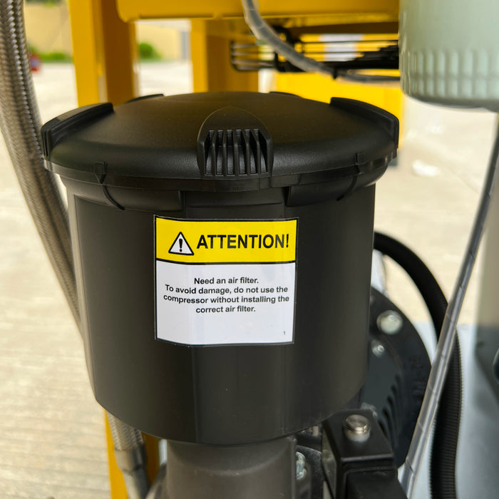 20HP 15KW LRSD Rotary Screw Air Compressor | 75 CFM @ 125 PSI | 230V 3-Phase 60Hz | RP3/4"  | (LS20)