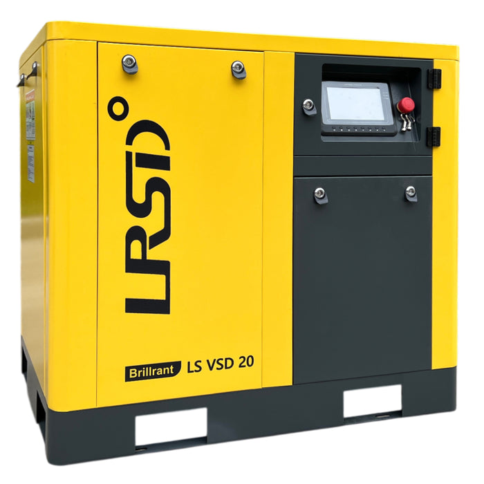 20HP 15KW LRSD VSD Rotary Screw Air Compressor | 75 CFM @ 125 PSI | 460V 3-Phase 60Hz | RP3/4"  | VSD(LS VSD 20)